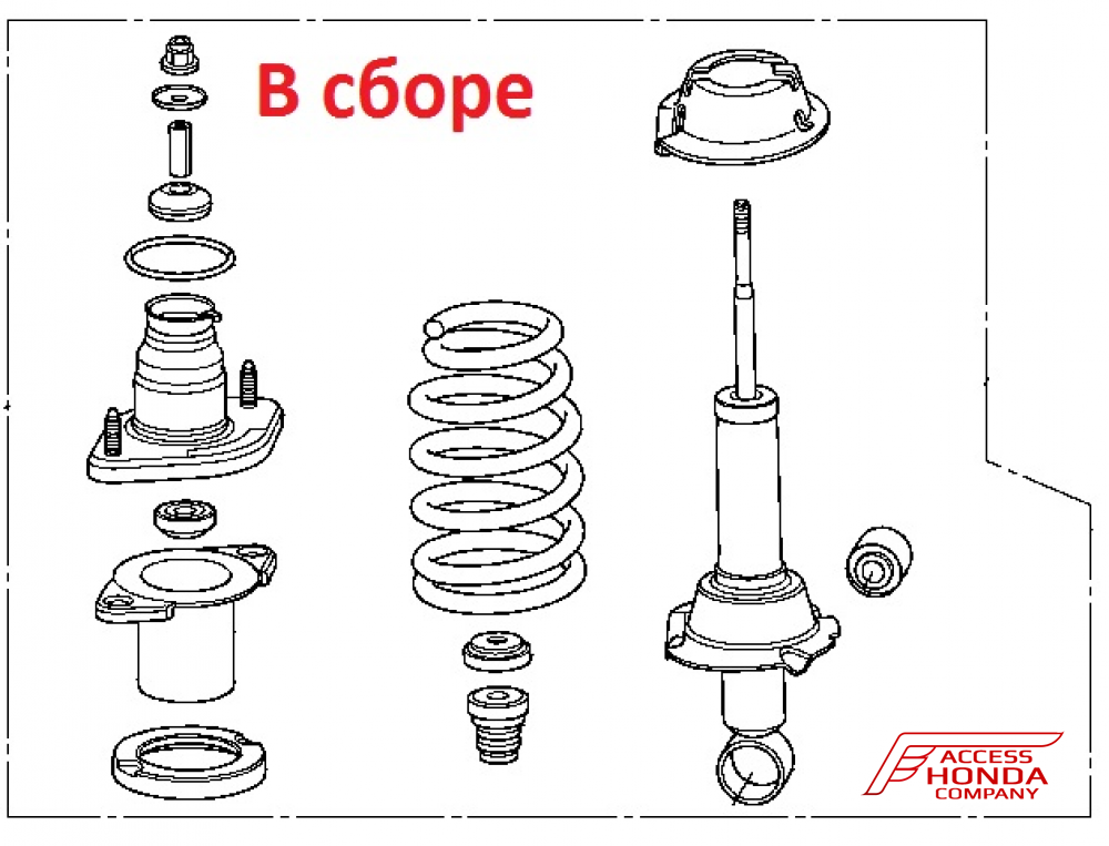 Honda cr стойки. Стойка передняя Honda CR-V 3. Схема передней стойки Хонда СРВ 3. Задние сиойки Хонда ср в. Сборка амортизатора Honda CRV 3.