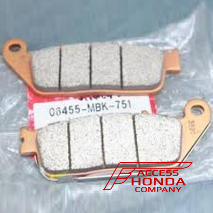 Оригинальные тормозные колодки для мотоцикла Honda 06455MBK752 (06455-MBK-752)