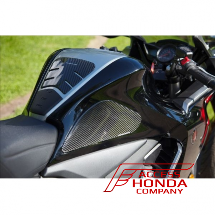 Оригинальные боковые карбоновые наклейки на бак мотоцикла Honda VFR1200F/FD 08P61MGE200E (08P61-MGE-200E)