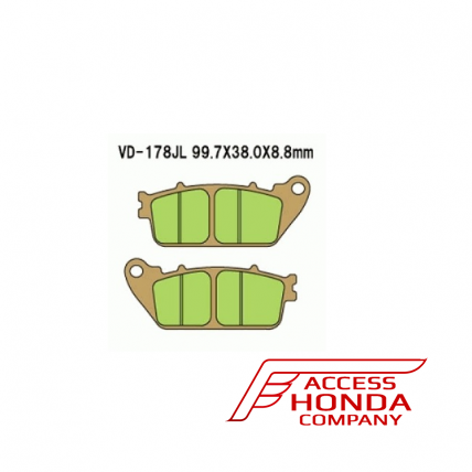 Тормозные колодки VESRAH VD 178JL для мотоциклов Honda