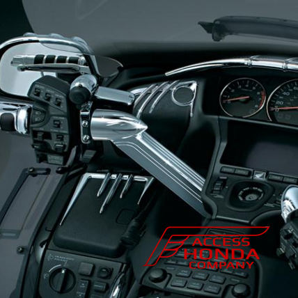 Накладки на руль, хром (пара) для Honda GL1800 3747