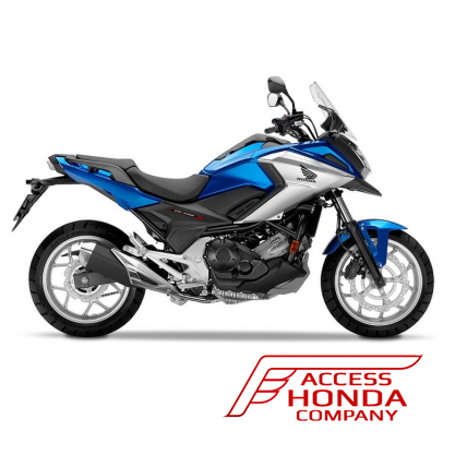 Крышка багажного отделения (наружная часть) Honda NC750X 2016- (Color: Голубой металлик, B197M, Glint Wave Blue metallic)