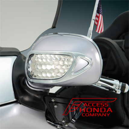 Хромированные накладки на зеркала (пара)  для Honda GL1800 Gold Wing 52-808 