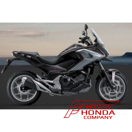 Боковая облицовочная панель багажного отделения (правая) для Honda NC750X 2016- (Color: Черный матовый металлик NH436M)