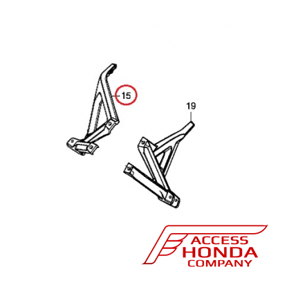 Кронштейн пассажирской подножки (правый) Honda Africa Twin CRF1000 2018-