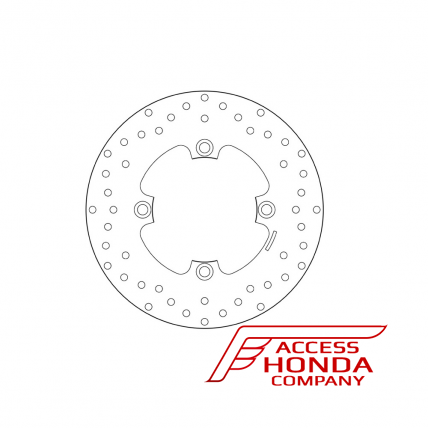 Задний тормозной диск Brembo для мотоцикла Honda
