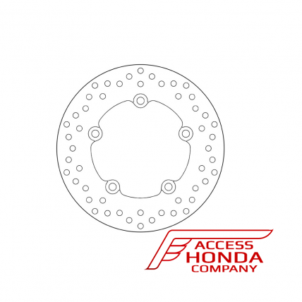 Задний тормозной диск Brembo для мотоцикла Honda