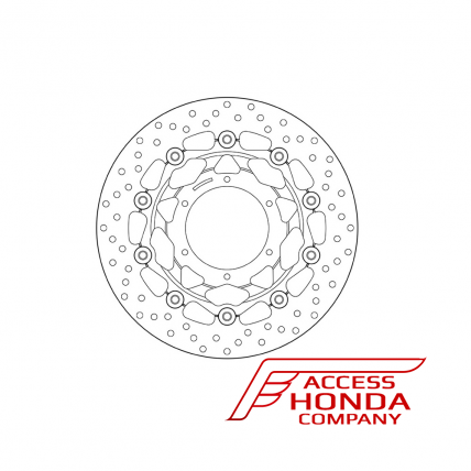 Передний тормозной диск Brembo для мотоцикла Honda 