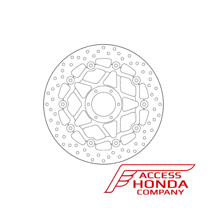 Передний тормозной диск Brembo для мотоцикла Honda CBR900RR 1998-1999