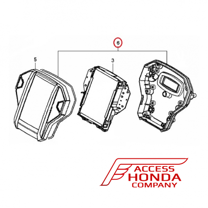 Корпус приборной панели для Honda Africa Twin CRF1000 2018-2019