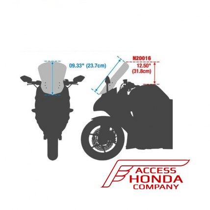 Ветровое стекло (Тонированное 95%) ZTechnik® VStream® для мотоцикла Honda GL1800 F6B Bagger (SC68)