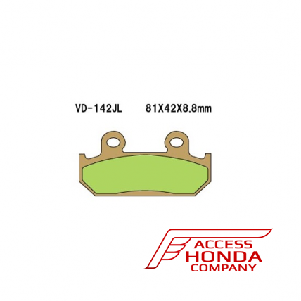 Тормозные колодки VESRAH VD 142JL для мотоциклов Honda