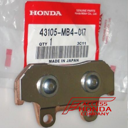 Оригинальная передняя тормозная колодка для мотоцикла Honda 43105MB4017 (43105-MB4-017)