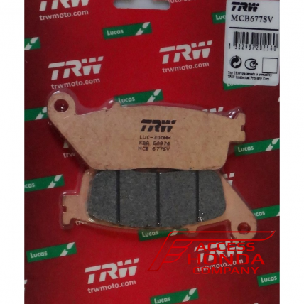 Колодки тормозные передние TRW MCB677SV