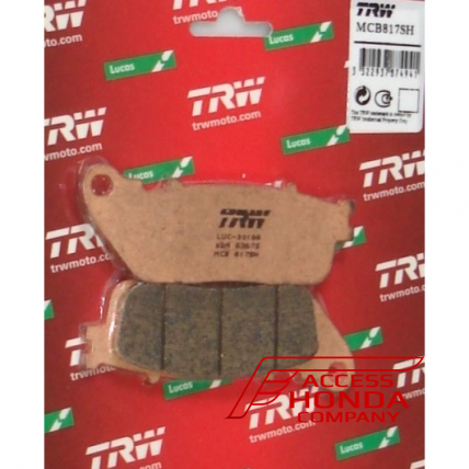 Колодки тормозные задние TRW MCB817SH