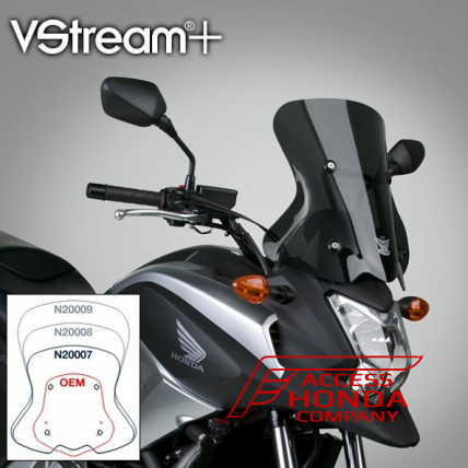Ветровое стекло на мотоцикл honda nc700x