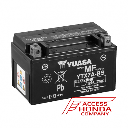 Оригинальная аккумуляторная батарея Yuasa YTX7A-BS 31500HB7676 (31500-HB7-676)