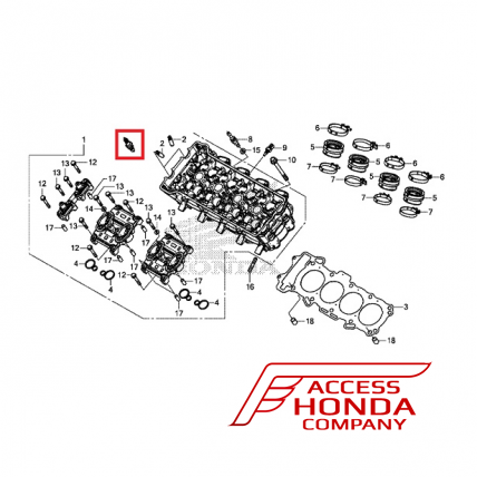 Оригинальная свеча зажигания Honda C9EH-9 9805959910 (98059-59910)