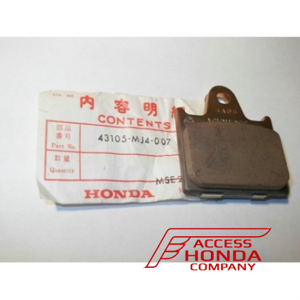 Оригинальная задняя тормозная колодка для мотоцикла HONDA 43105MJ4007 (43105-MJ4-007)