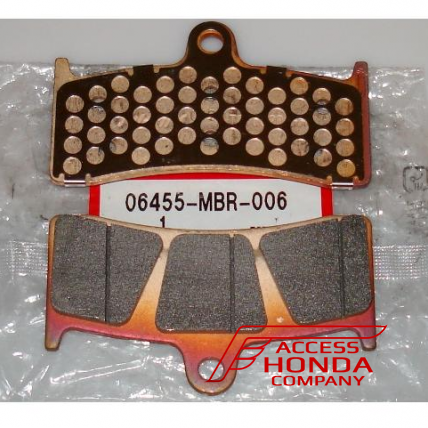 Оригинальные колодки тормозные передние для мотоцикла HONDA 06455MBR006 (06455-MBR-006)