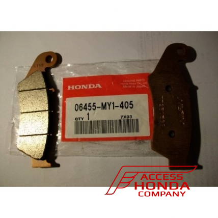 Оригинальные колодки тормозные передние для мотоцикла HONDA 06455MY1405 (06455-MY1-405)
