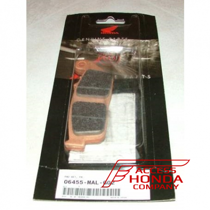 Оригинальные передние тормозные колодки для мотоцикла Honda 06455MALG02 (06455-MAL-G02)