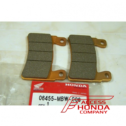 Оригинальные передние тормозные колодки для мотоцикла Honda 06455MBW006 (06455-MBW-006)