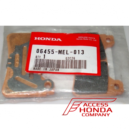 Оригинальные передние тормозные колодки для мотоцикла Honda 06455MEL013 (06455-MEL-013)