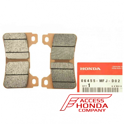 Оригинальные передние тормозные колодки для мотоцикла Honda 06455MFJD02 (06455-MFJ-D02)