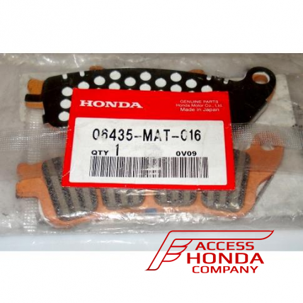 Оригинальные задние тормозные колодки для мотоцикла Honda 06435MAT016 (06435-MAT-016)