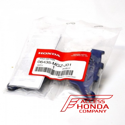 Оригинальные задние тормозные колодки для мотоцикла Honda 06435MGZJ01 (06435-MGZ-J01)